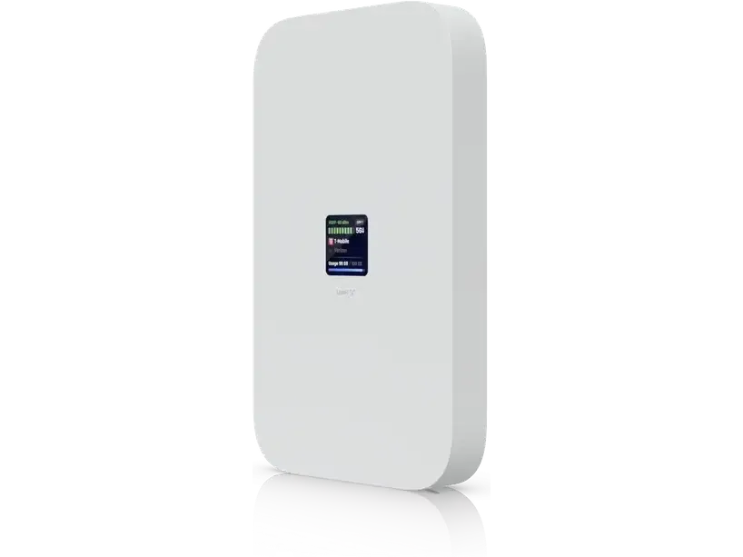 The cellular modem — takes over automatically when the line drops