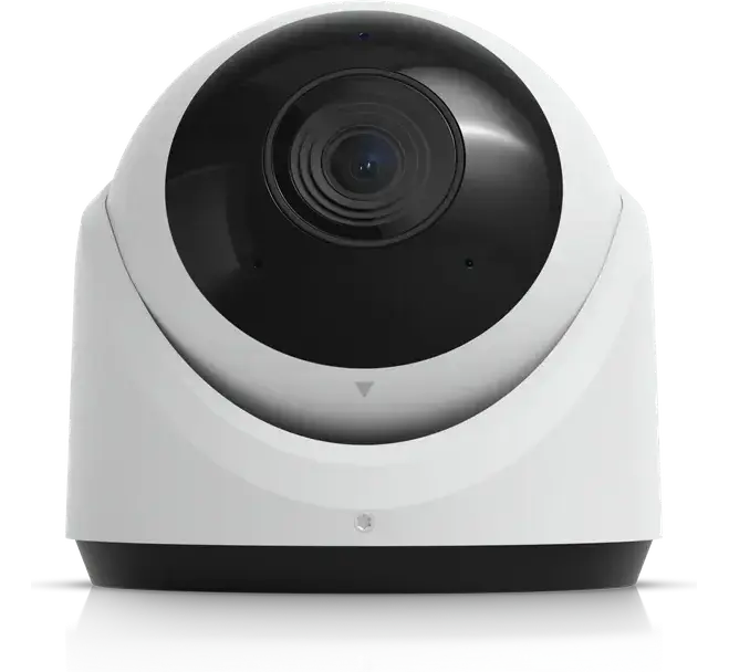 A camera, lens filling the body