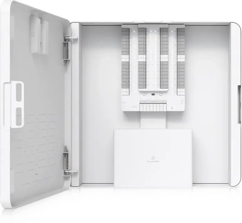 The wall enclosure the sensors report to